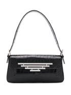 Dorateymur Crocodile Embossed Tote Bag - Black