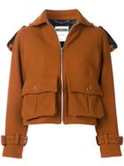 Moschino Fitted Jacket - Brown