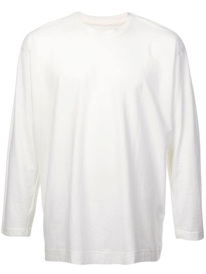 Homme Plissé Issey Miyake Long Sleeve T-shirt - White