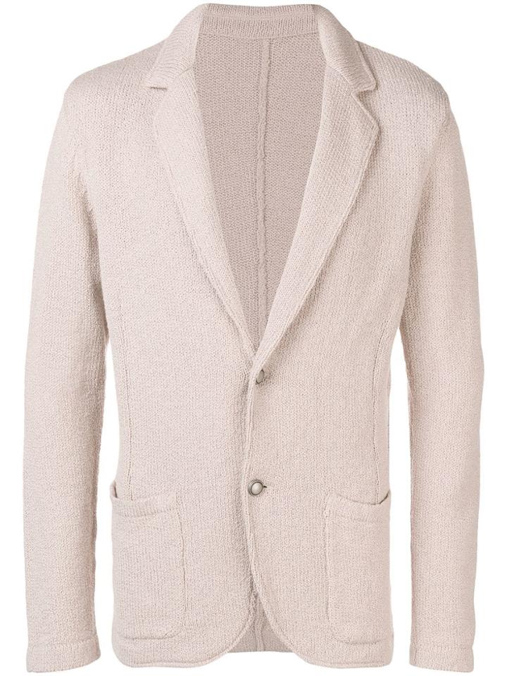 Eleventy Knitted Blazer - Neutrals