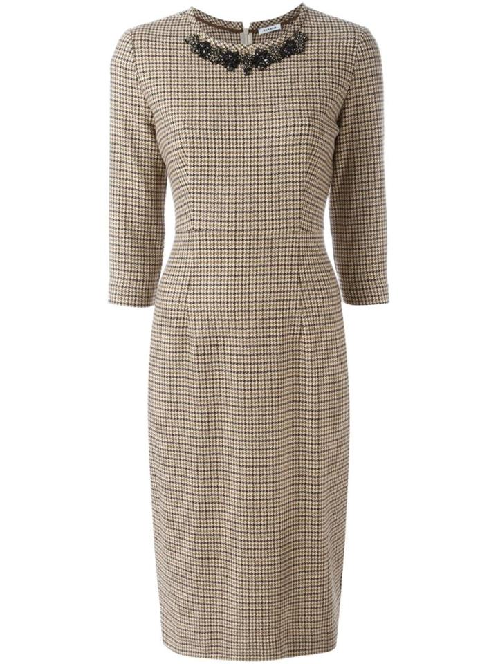 P.a.r.o.s.h. 'adel' Dress, Women's, Size: Small, Brown, Cotton/acrylic/polyester/wool