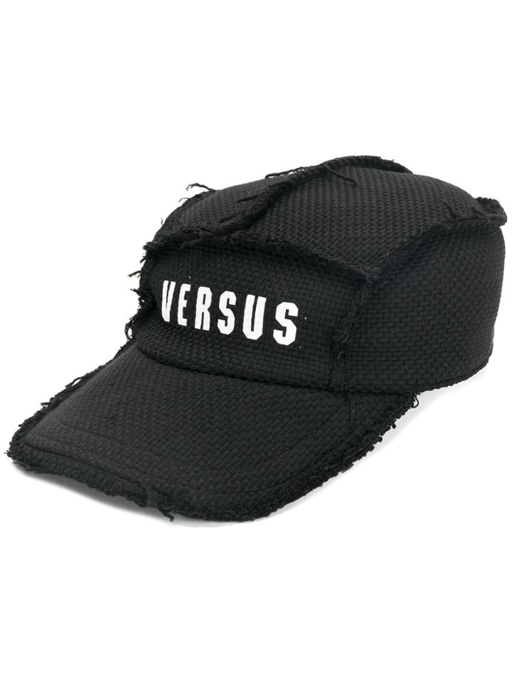 Versus Logo Baseball Cap - Black