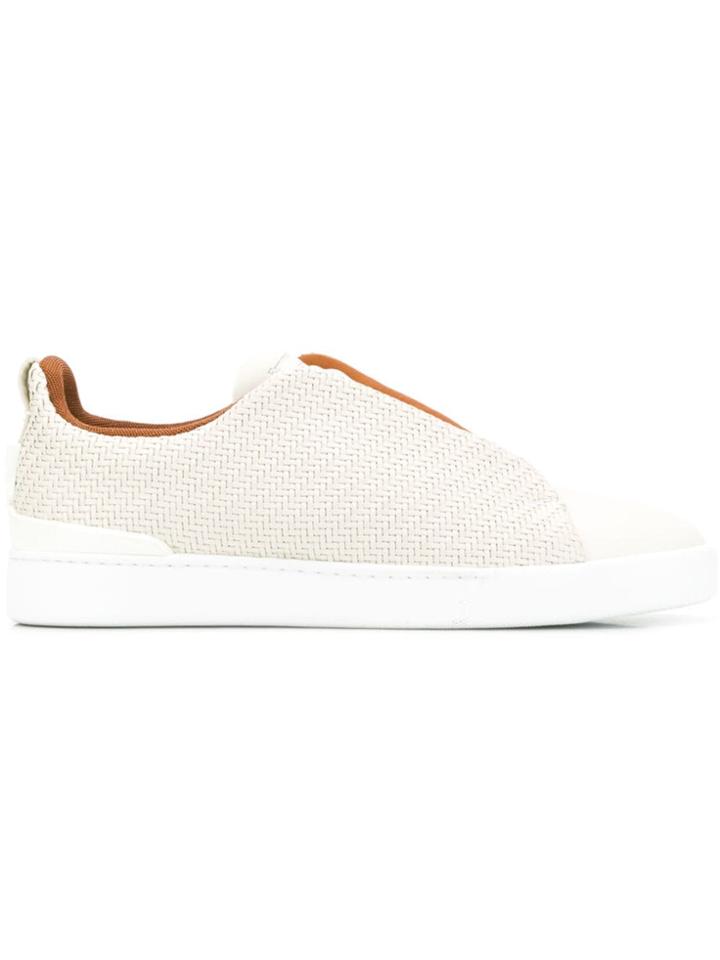 Ermenegildo Zegna Xxx Slip-on Sneakers - White