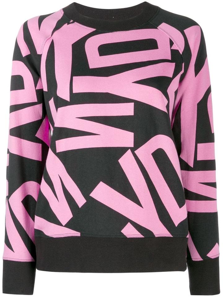 Dkny Printed Sweatshirt - Black