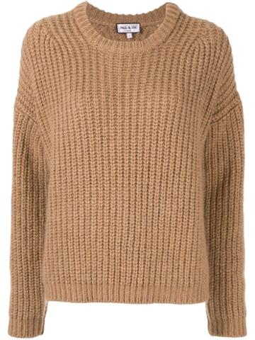 Paul & Joe Cable Knit Jumper - Brown