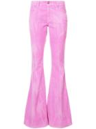 Gucci Marbled Corduroy Flare Pant - Pink & Purple