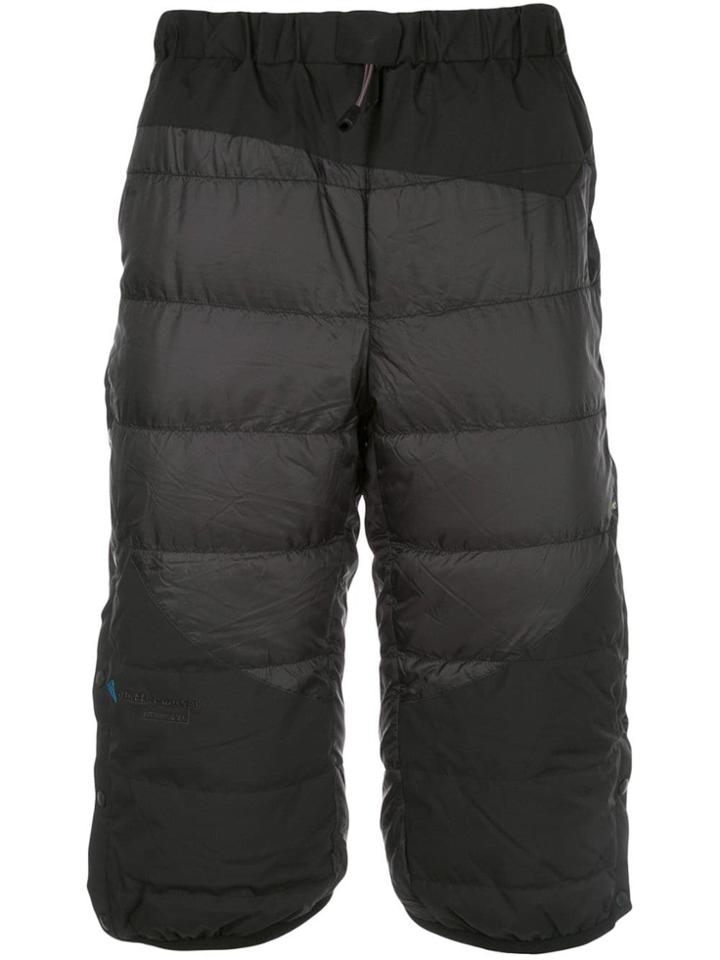 Klättermusen Padded Knee Length Shorts - Black