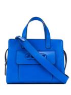 Casadei Classic Top-handle Tote - Blue