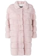 Simonetta Ravizza Mink Fur Coat - Pink