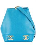 Chanel Pre-owned Cc Logos Shoulder Bag - Blue