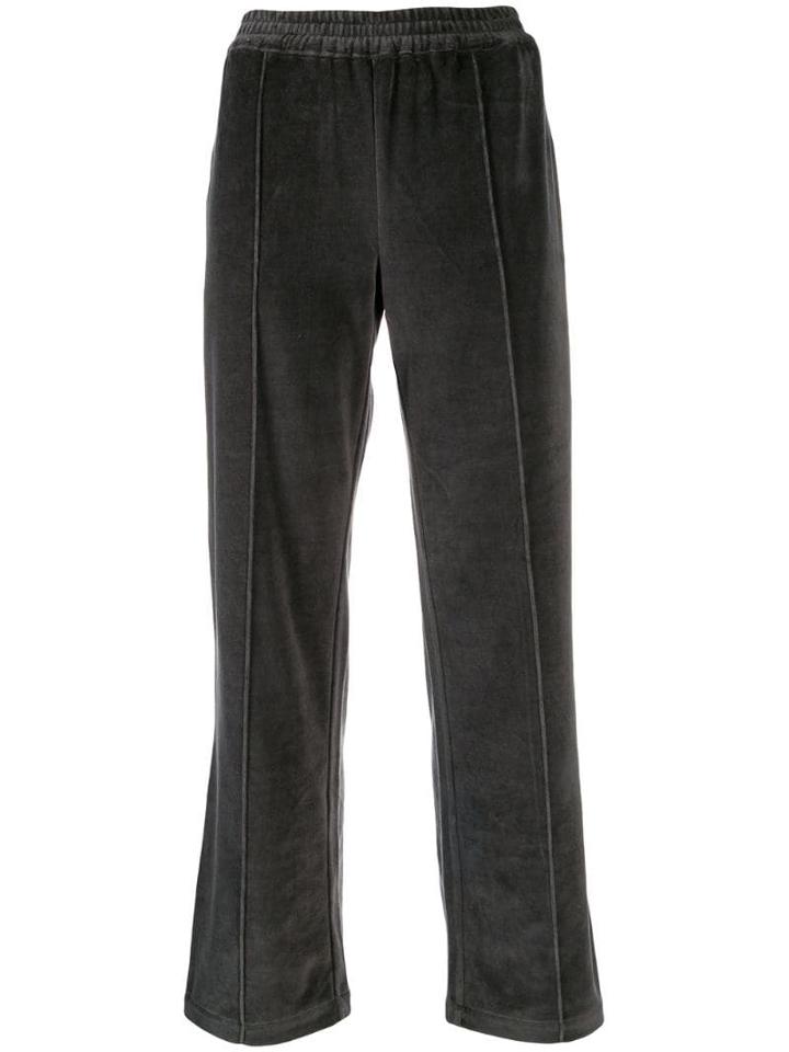 Allude Welt Detail Track Pants - Grey