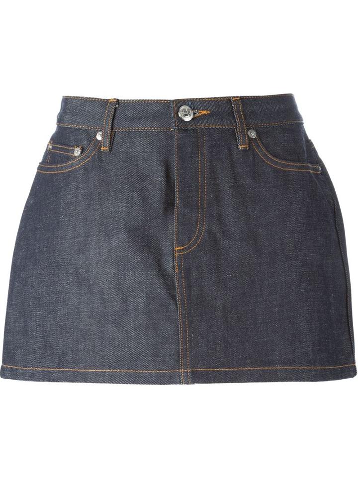 A.p.c. Denim Mini Skirt