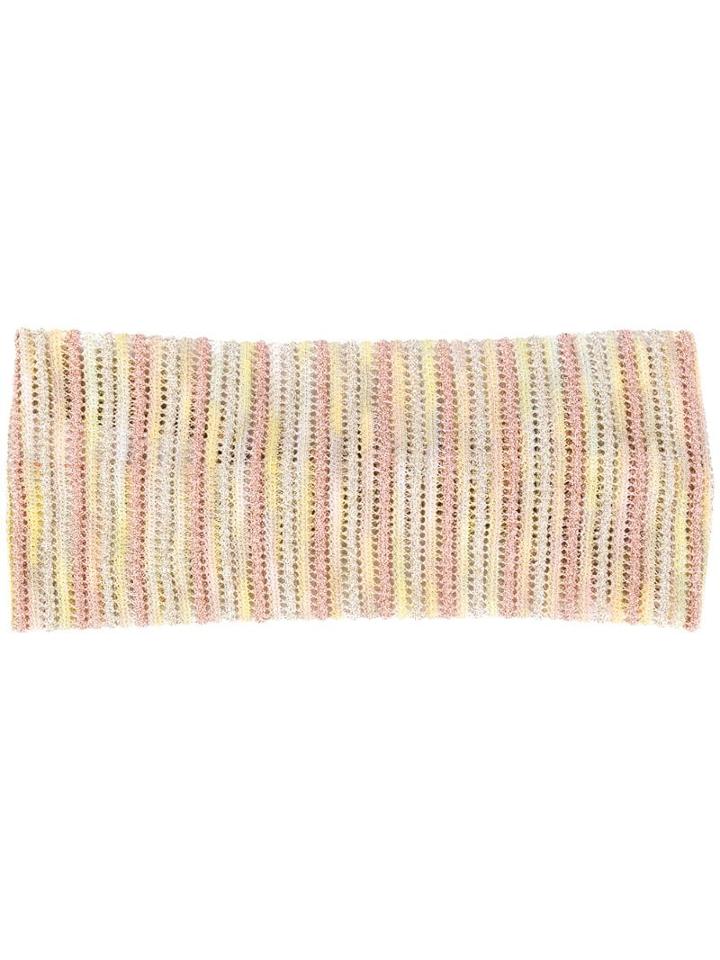 Missoni Fine Knit Head Band - Yellow