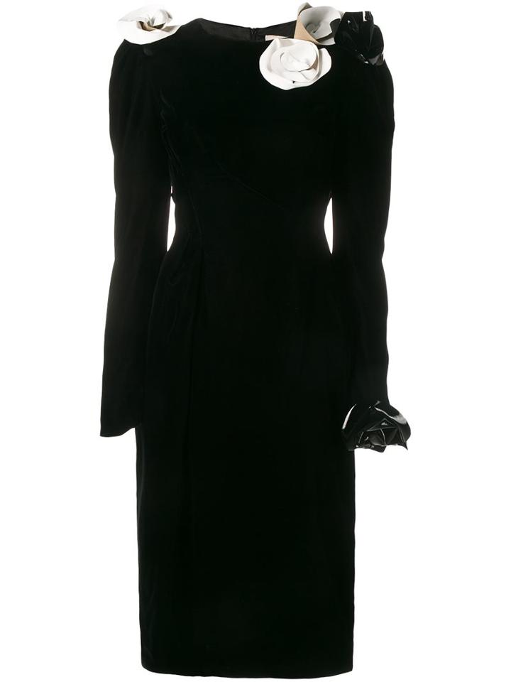 A.w.a.k.e Floral Appliqué Dress