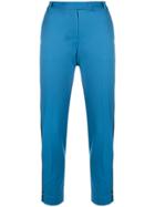 Styland Tapered Side Stripe Trousers - Blue