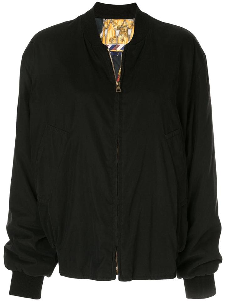 Hermès Pre-owned Zip-front Reversible Jacket - Black