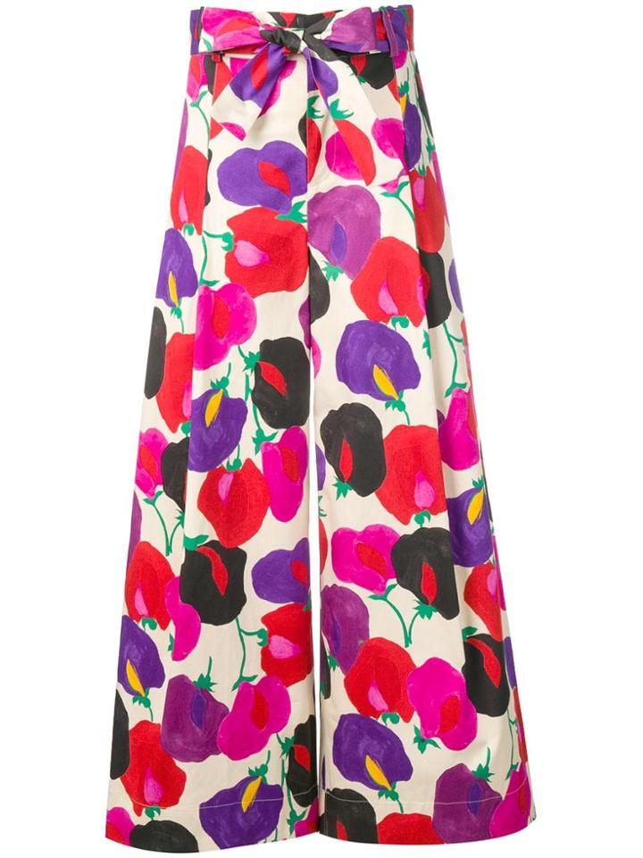 La Doublej Printed Balloon Trousers - Neutrals