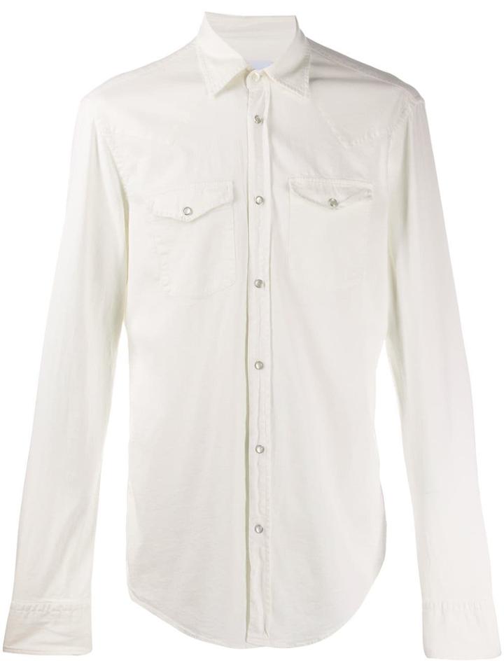 Dondup Chest Pockets Shirt - White