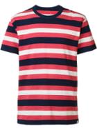 Visvim Striped T-shirt, Men's, Size: 5, Red, Cotton