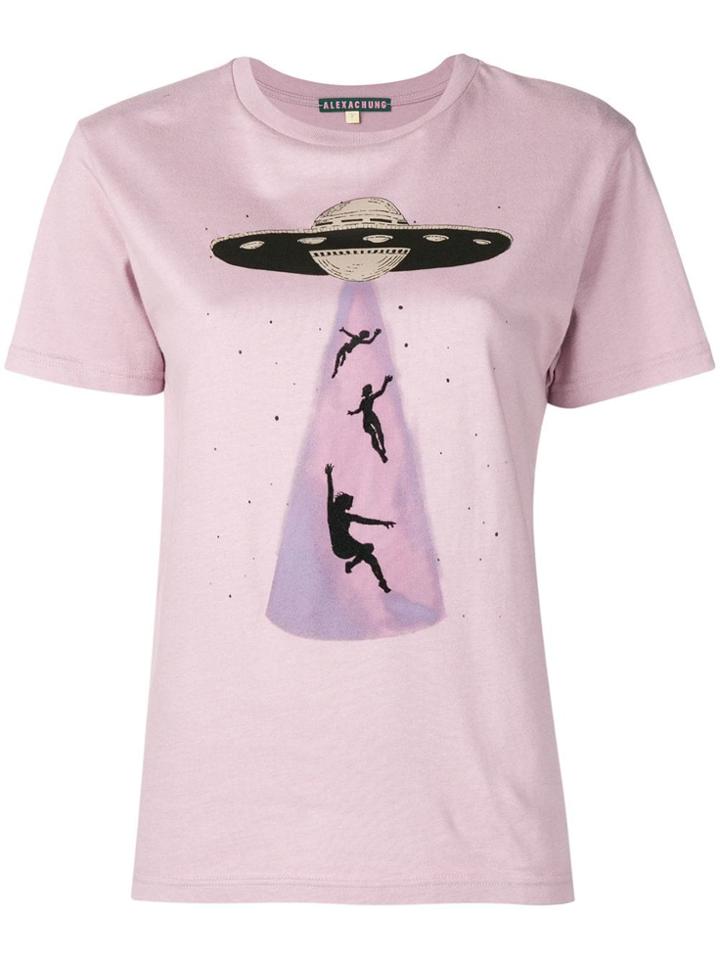 Alexa Chung Alien Abduction T-shirt - Pink