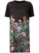 Ps By Paul Smith Cactus Blossom Printed Dress, Women's, Size: Medium, Black, Elastodiene/polyester/micromodal