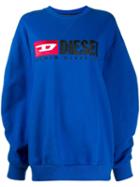 Diesel Oversized Logo Sweatshirt - Blue