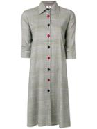 Ultràchic Prince Of Wales Check Shirt Dress - Grey