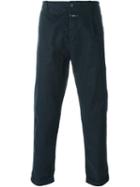 Closed Chino Pants, Men's, Size: 34, Blue, Cotton/linen/flax