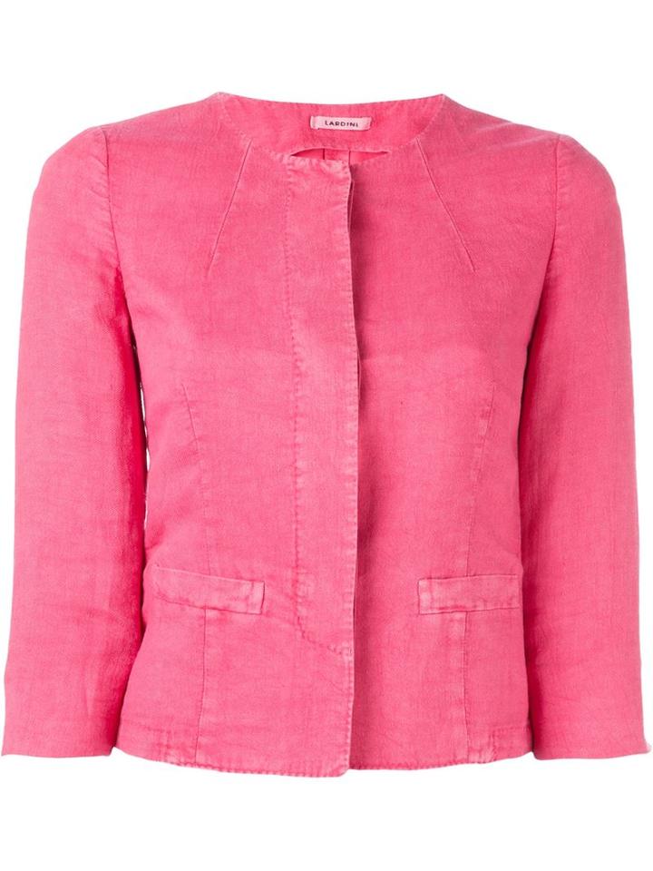 Lardini Welt Pockets Fitted Jacket