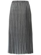 Gig - Midi Knitted Skirt - Women - Polyester/viscose - M, Grey, Polyester/viscose
