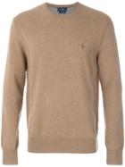 Polo Ralph Lauren Crewneck Logo Sweater - Brown