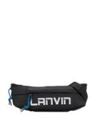 Lanvin Logo Print Belt Bag - Black