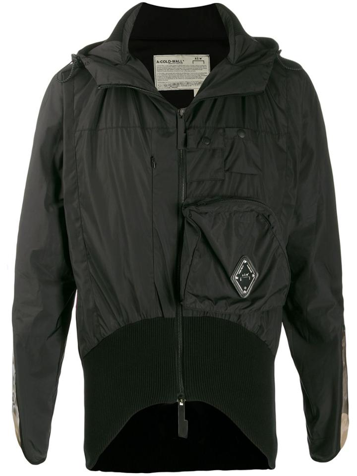 A-cold-wall* Deconstructed Hooded Jacket - Black