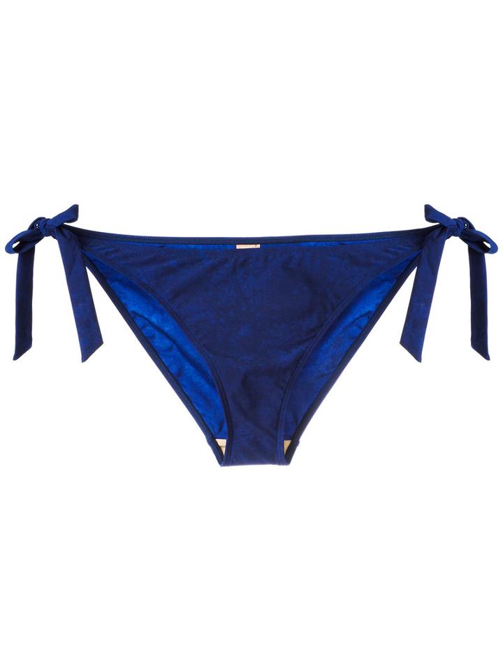 Puritsu Tie And Bow Briefs - Women - Polyamide/spandex/elastane - M, Blue, Polyamide/spandex/elastane, Marlies Dekkers