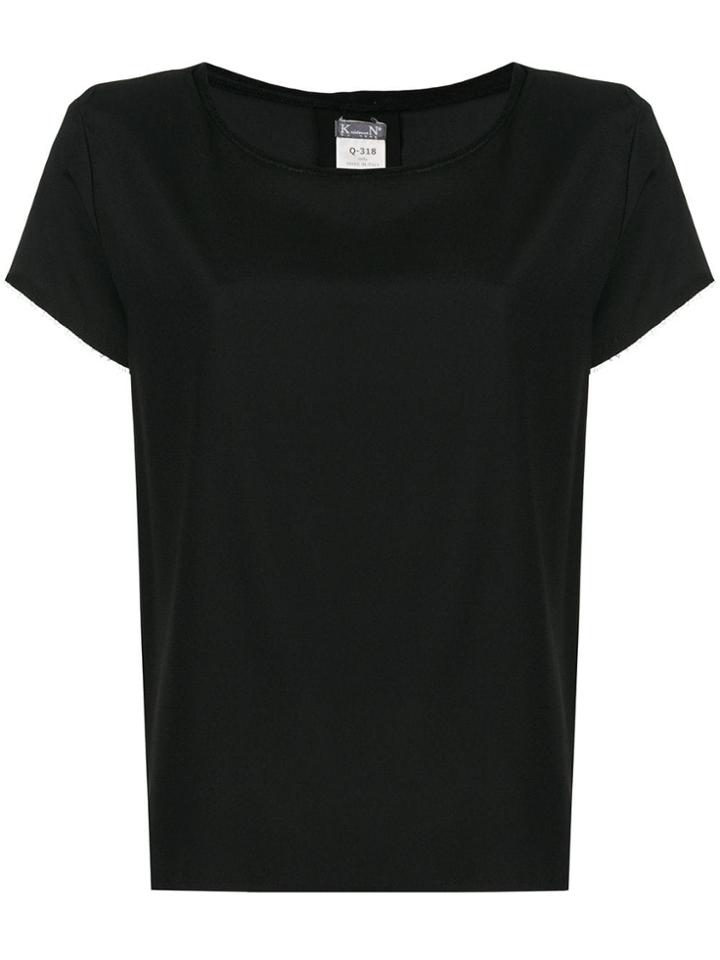 Kristensen Du Nord Short Sleeve Top - Black