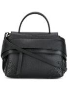 Tod's 'wave' Tote, Women's, Black, Leather