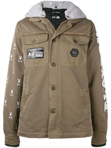 Philipp Plein Playboy Bunny Jacket - Green