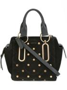 See By Chloé 'paige' Tote, Women's, Black, Cotton/leather