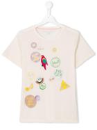 Stella Mccartney Kids Arlo Badges T-shirt, Boy's, Size: 14 Yrs, White