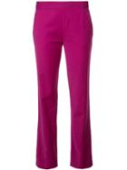 Derek Lam Tropical Wool Long Drake Trousers - Pink