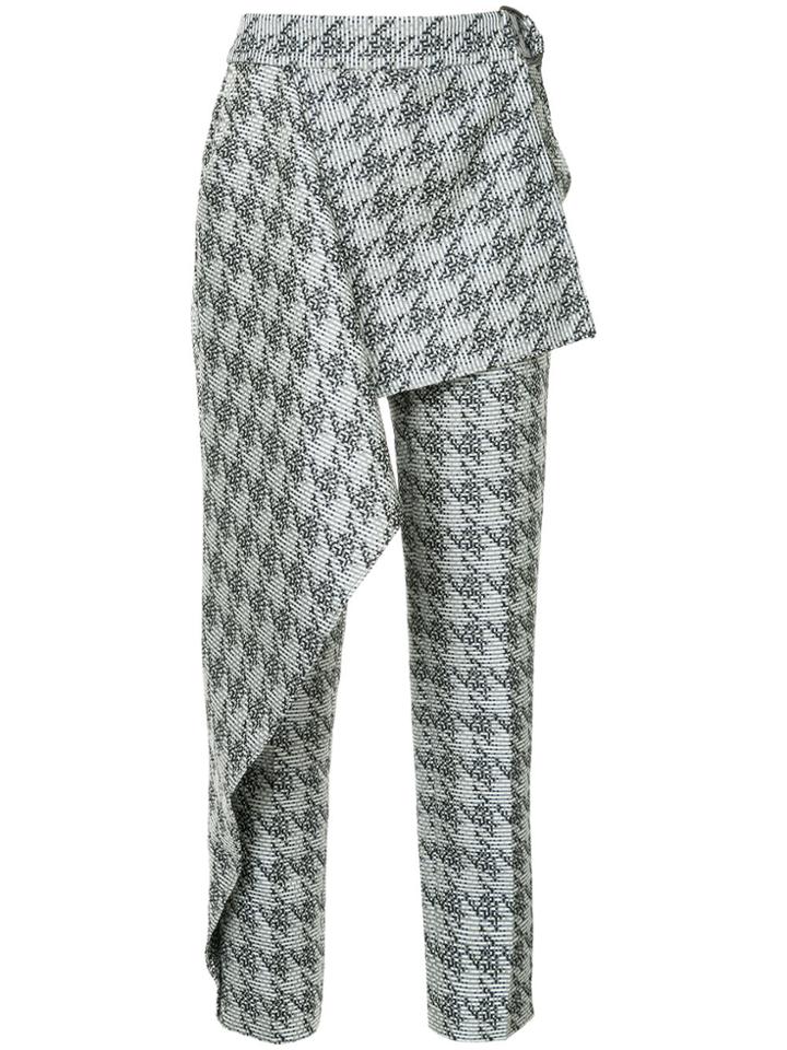Bianca Spender Houndstooth Brocade West End Trousers - Multicolour