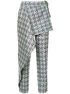 Bianca Spender Houndstooth Brocade West End Trousers - Multicolour