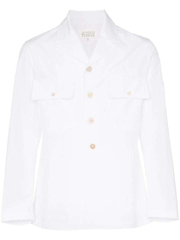 Maison Margiela Military Shirt Jacket - White