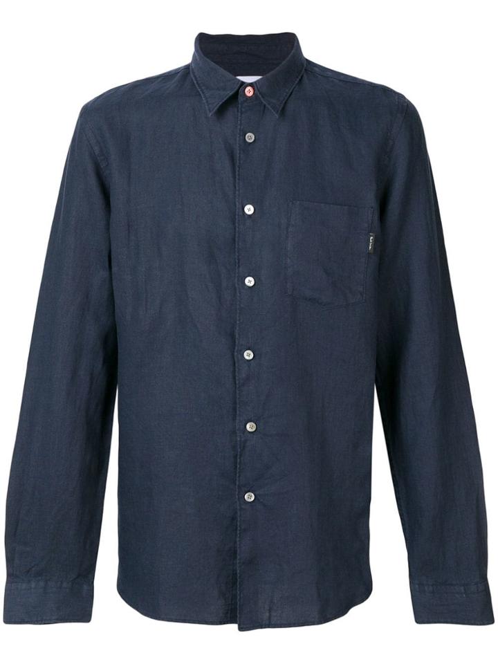 Ps Paul Smith Pocket Shirt - Blue