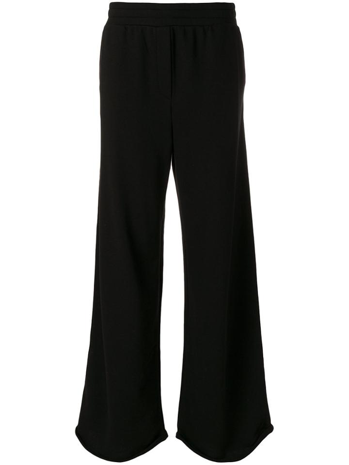 T By Alexander Wang Pull On Wide Leg Trousers - Black