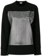 Fendi Ff Logo Sweatshirt - Black