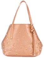Jimmy Choo - Sasha Star Studded Tote - Women - Calf Leather - One Size, Yellow/orange, Calf Leather