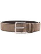 Orciani Square Buckle Belt - Neutrals