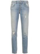 Adaptation Hi-rise Buttoned Jeans, Women's, Size: 25, Blue, Cotton