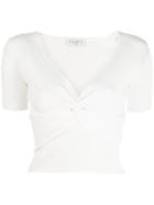 Sandro Paris Serena Knit Top - White